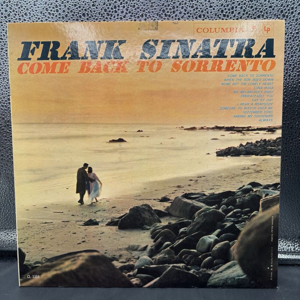 Frank Sinatra Come Back To Sorrento LP Record Columbia CL 1359 Inner Sealed Nm